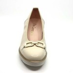 Emmanuelle pump beige lakleer/leder ES12C4